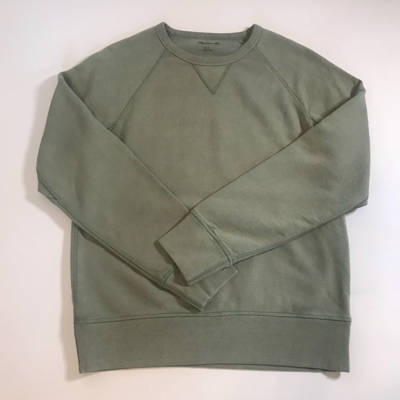 Madewell Sweaters - NWT Madewell Sweatshirt Olive Green Size Small